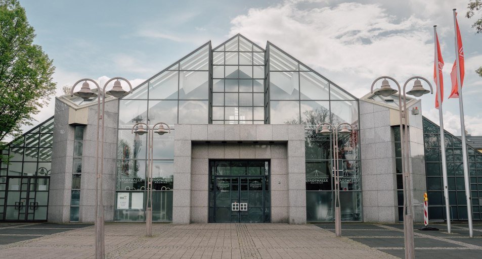 Heimathaus Eingang zur Stadthalle | © Zimpfer_Photography Heimathaus Eingang zur Stadthalle | © Zimpfer_Photography