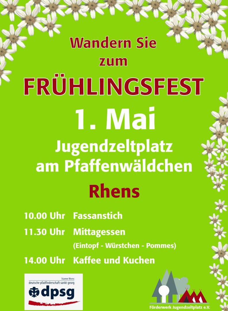 Plakat Fr&uuml;hlingsfest | &copy; DPSG Stamm Rhens