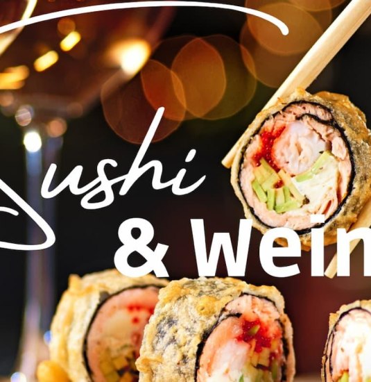 Sushi & Wein in Jana's Winehouse | © Jana's Winehouse Sushi & Wein in Jana's Winehouse | © Jana's Winehouse