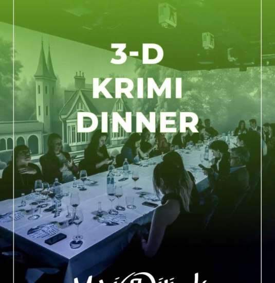 3-D Krimi Dinner | © Maximilinas Brauwiesen 3-D Krimi Dinner | © Maximilinas Brauwiesen