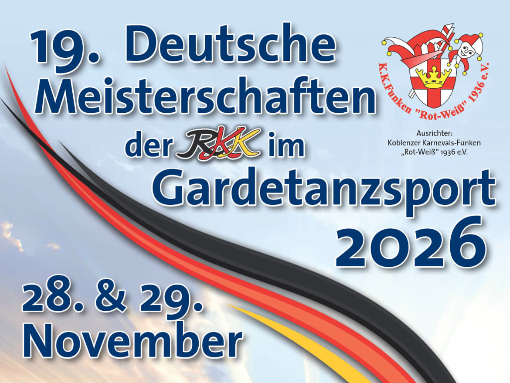 DM im Gardetanzsport | &copy; K. K. Funken Rot-Wei&szlig; Koblenz 1936 e. V.