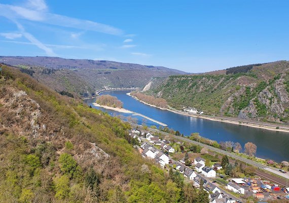 Blick aus Rheintal und St. Goar-Fellen | &copy; T. Biersch