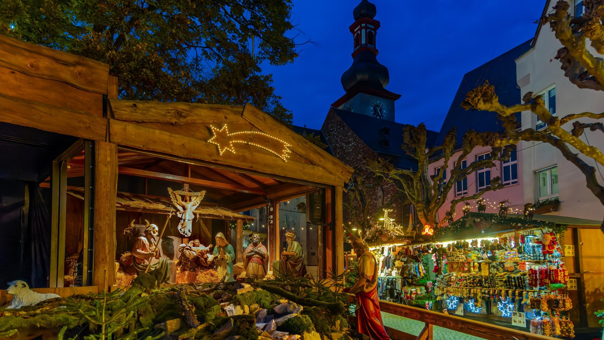 Krippe Weihnachtsmarkt | © Marlis Steinmetz