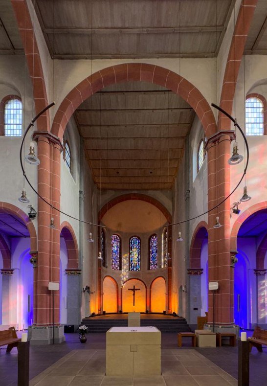 Hildegard Ged&auml;chtniskirche illuminiert | &copy; &copy;Tanja-Sabina Prill