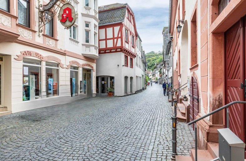 Frontansicht &ndash; Bacharach Altstadt | &copy; Bacchus Holiday Homes