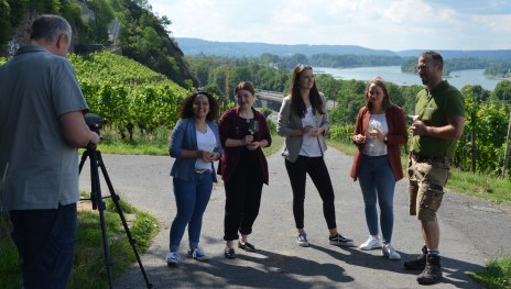 Filmaufnahmen in Rhöndorf | © Mittelrhein-Wein e. V. Filmaufnahmen in Rhöndorf | © Mittelrhein-Wein e. V.