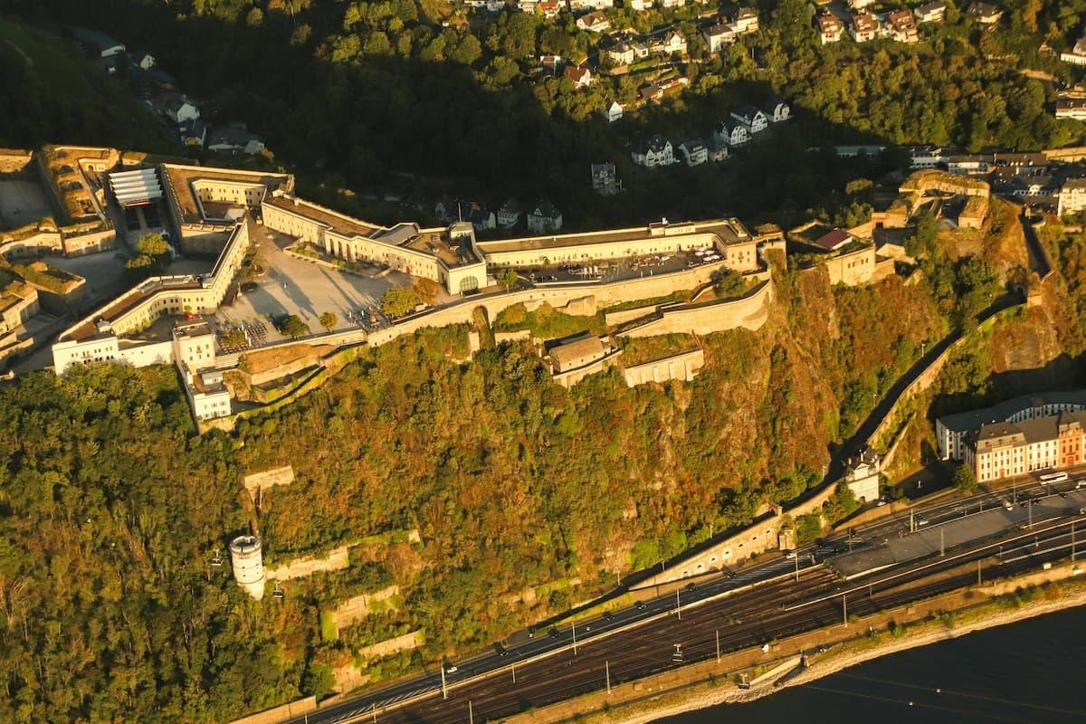 Flug über die Festung | © Koblenz-Touristik GmbH / Johannes Bruchhof