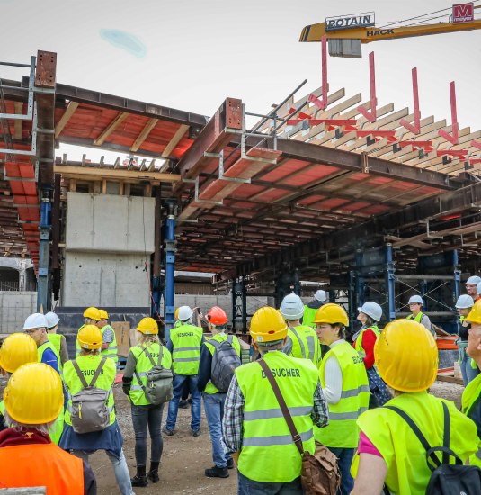Baustellenführung Pfaffendorfer Brücke | © Stadt Koblenz, Tiefbauamt Baustellenführung Pfaffendorfer Brücke | © Stadt Koblenz, Tiefbauamt