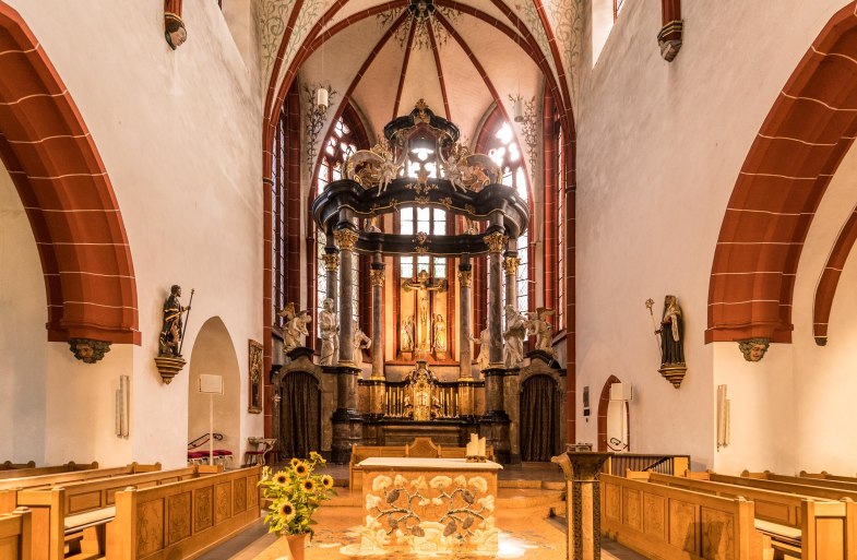 Basilika Innenraum /Bild Bingen | © Dominik Ketz Basilika Innenraum /Bild Bingen | © Dominik Ketz