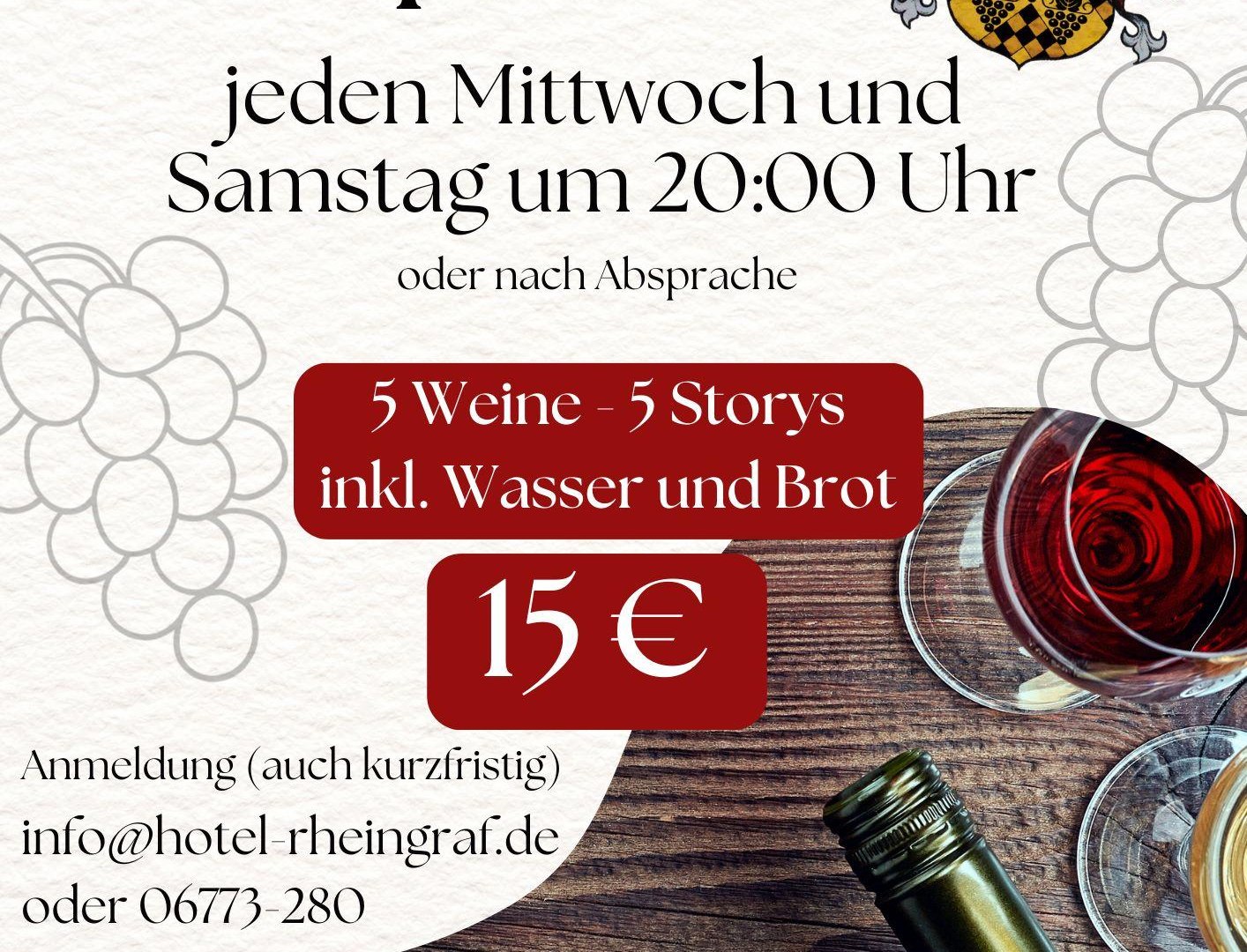 Plakat Mittelrheinweinprobe | © Hoitel Rheingraf Plakat Mittelrheinweinprobe | © Hoitel Rheingraf