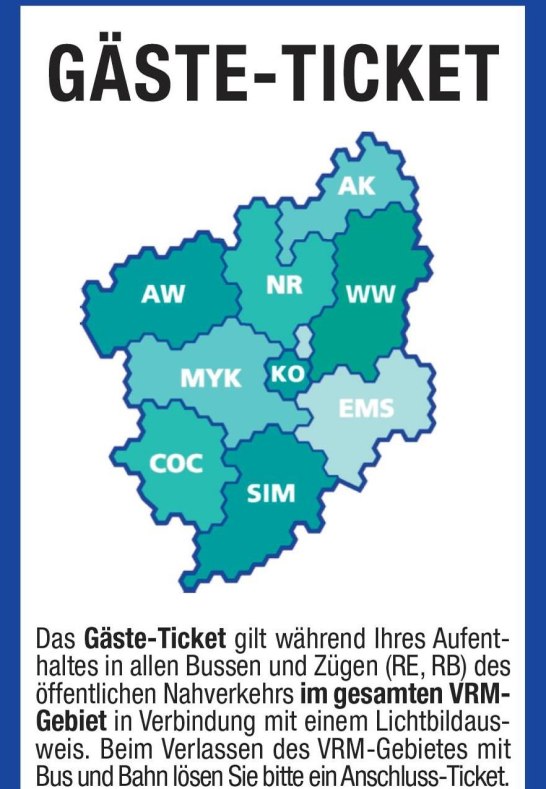 G&auml;steticket | &copy; Verkehrsverbund Rhein-Mosel