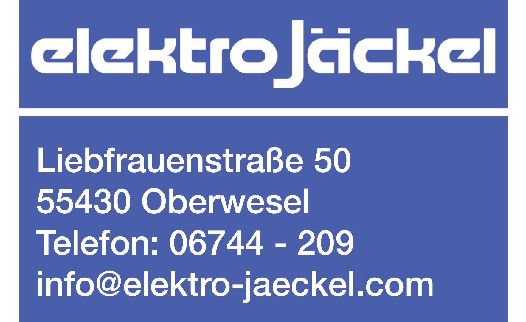 Logo Elektro J&auml;ckel | &copy; Elektro J&auml;ckel