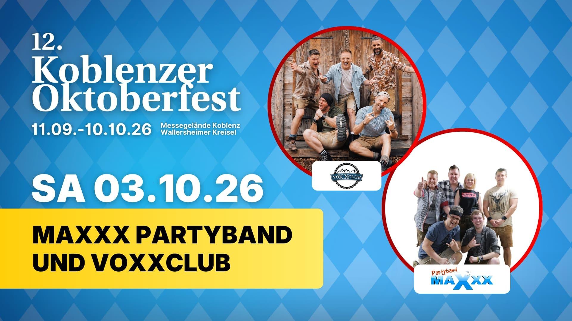 Maxxx Partyband und Voxxclub | &copy; EB Festival GmbH