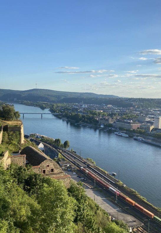 Moselchalet Koblenz Festung und Rheinblick | &copy; Stefanie K&auml;fer