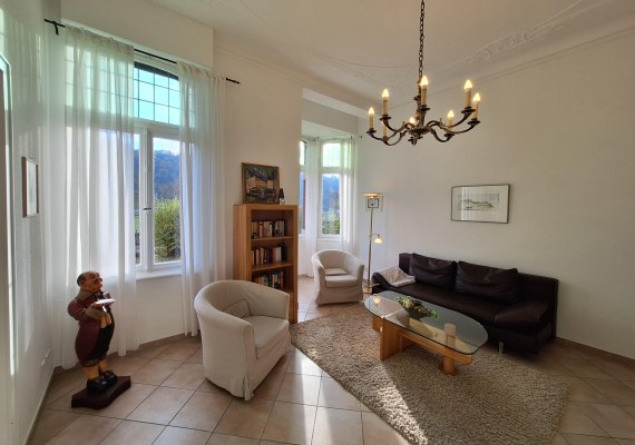 Wohnzimmer mit Rheinblick | &copy; Koblenz-Touristik GmbH, J. Assenmacher