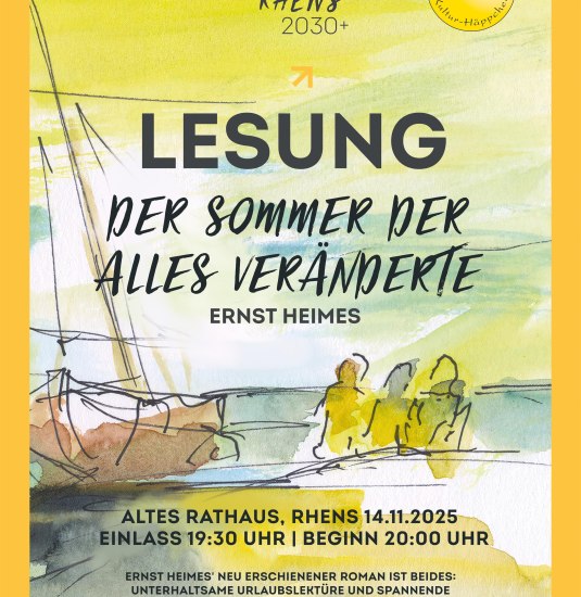 Plakat Lesung | © Rhenser Kulturhäppchen Plakat Lesung | © Rhenser Kulturhäppchen
