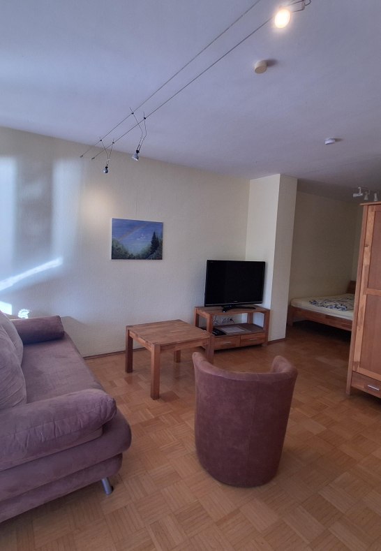 Wohnzimmer mit offenen Zugang zum Schlafzimmer | &copy; Koblenz-Touristik GmbH, J. Assenmacher