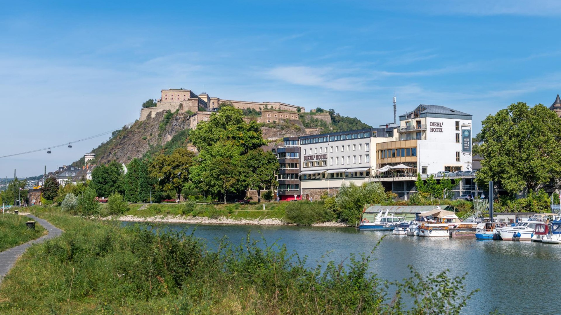 Diehls Hotel in Koblenz_Zimmer mit Rheinblick | © Diehl´s Hotel GmbH Diehls Hotel in Koblenz_Zimmer mit Rheinblick | © Diehl´s Hotel GmbH
