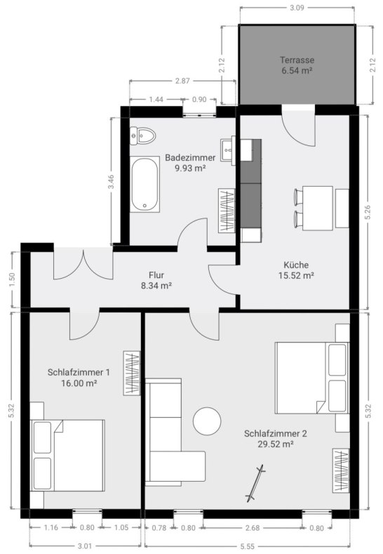 Grundriss | © © 2025 LaBed