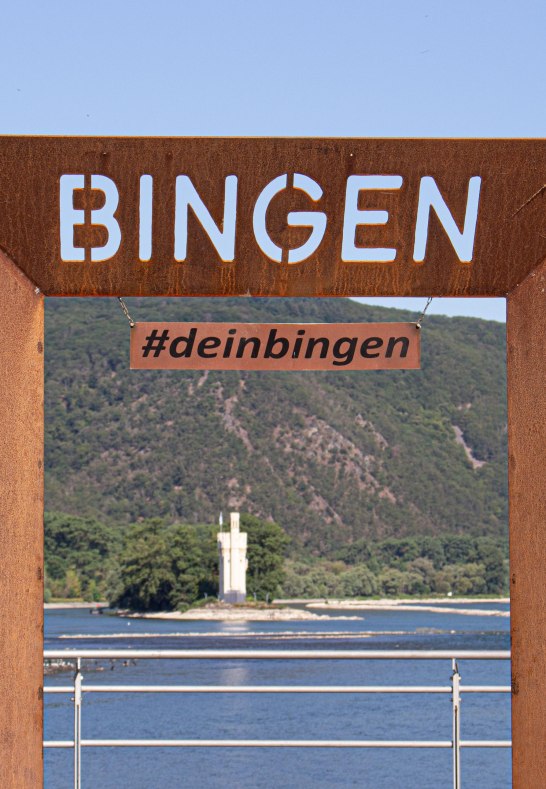Fotorahmen am Binger Kulturufer
