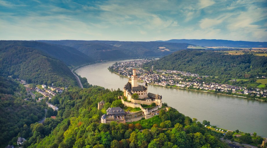 Blick auf die Marksburg | © Sebastian Reifferscheid / Loreley-Touristik GmbH Blick auf die Marksburg | © Sebastian Reifferscheid / Loreley-Touristik GmbH