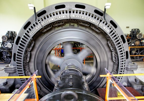 Generator Wasserkraftwerk Friedrichssegen | &copy; S&uuml;wag AG