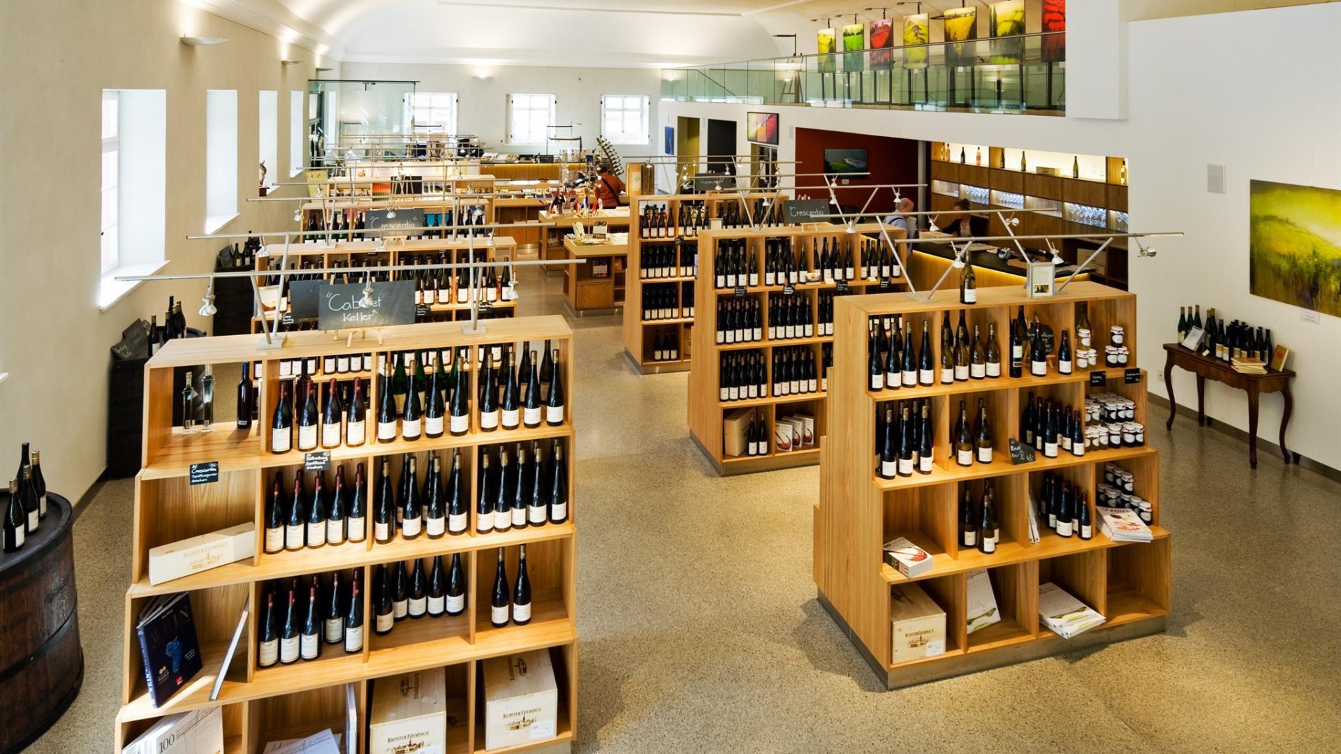 Vinothek im Kloster | © Stiftung Kloster Eberbach Vinothek im Kloster | © Stiftung Kloster Eberbach