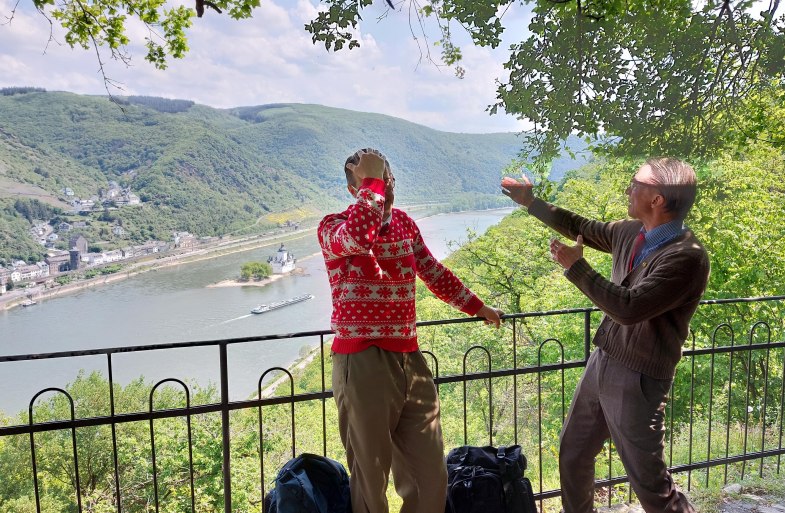 Willi und Ernst auf dem Sauzahn | © TI Hunsrück-Mittelrhein Willi und Ernst auf dem Sauzahn | © TI Hunsrück-Mittelrhein