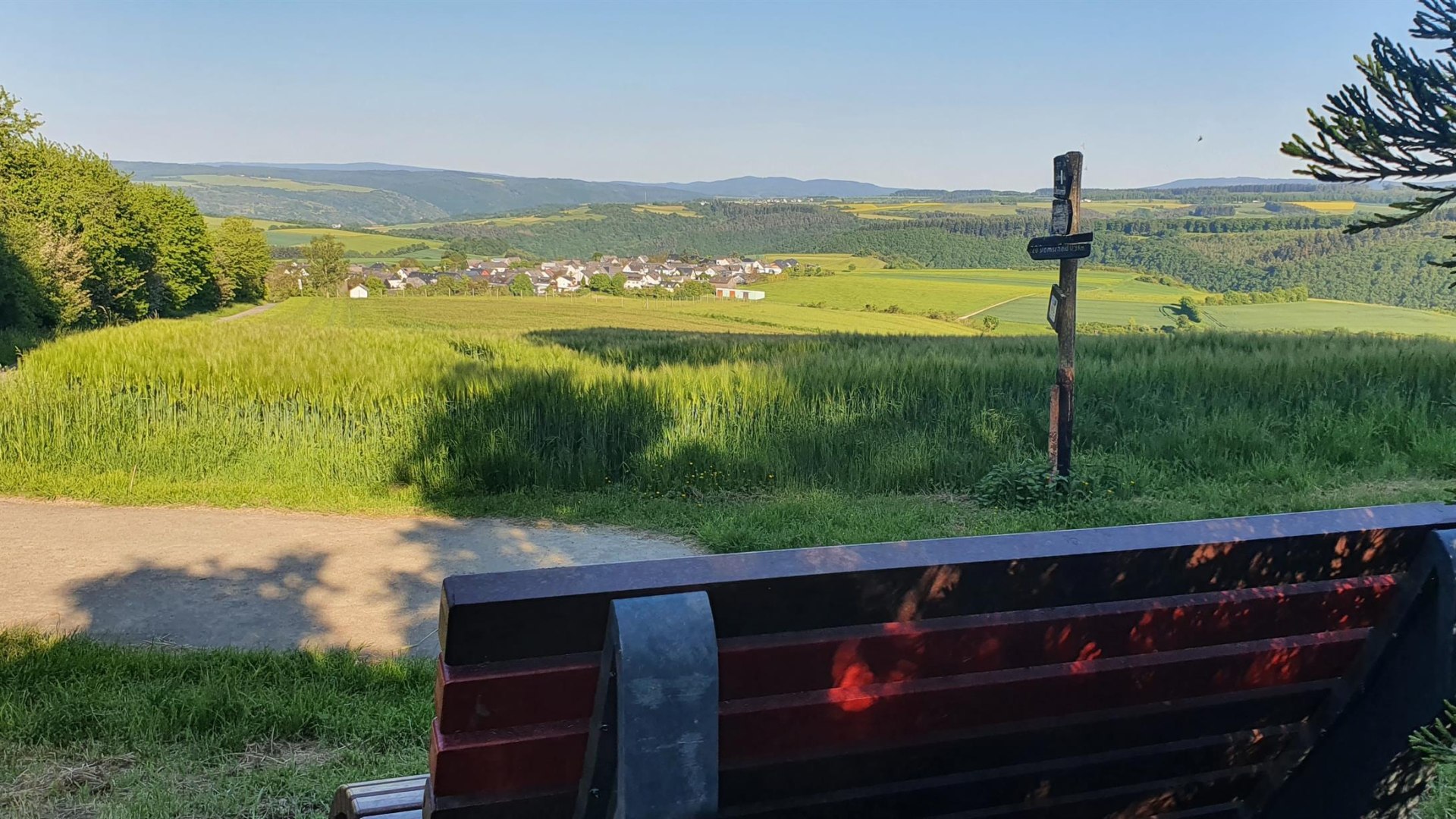 Aussicht bis in den Taunus | © T. Biersch Aussicht bis in den Taunus | © T. Biersch