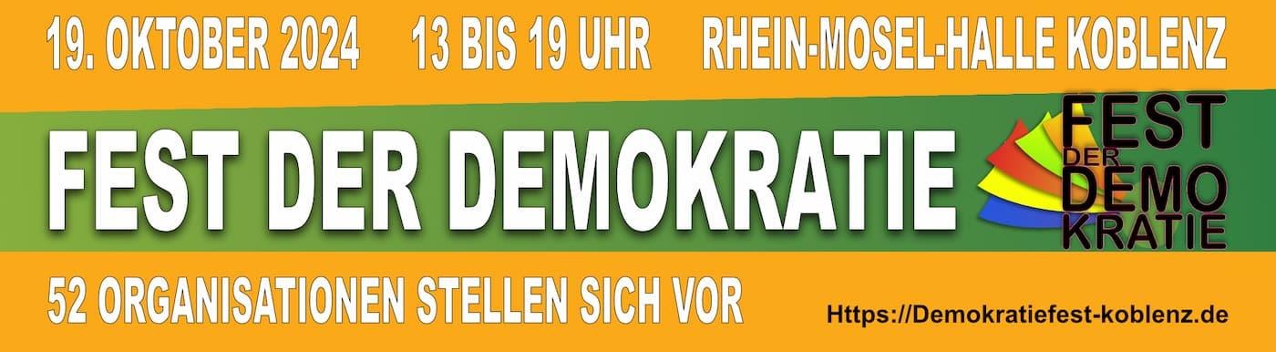 Fest der Demokratie in Koblenz am 15.11.2025 | © Soziales Netzwerk Koblenz e.V.