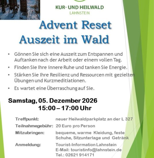 Advent Reset | &copy; Stadt Lahnstein