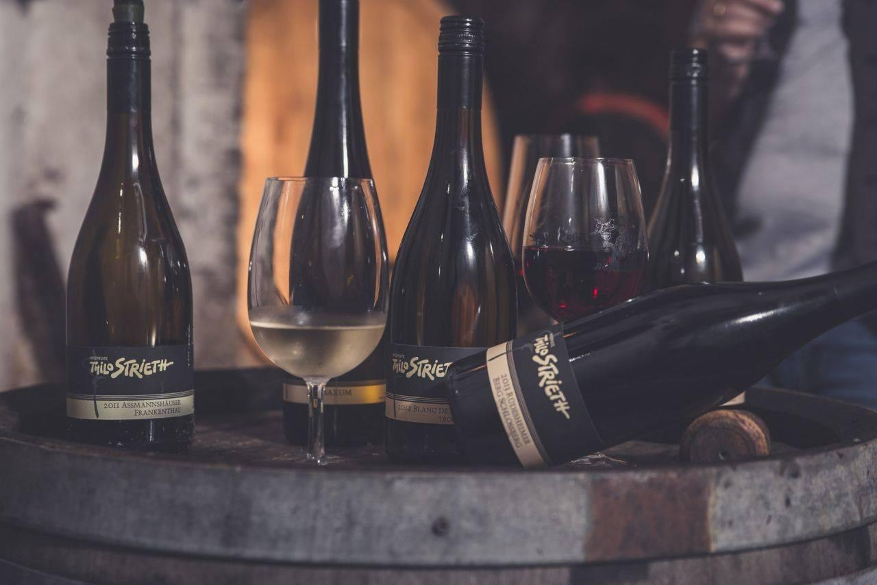 Weinflasche Weingut Strieth | © Weingut Strieth Weinflasche Weingut Strieth | © Weingut Strieth