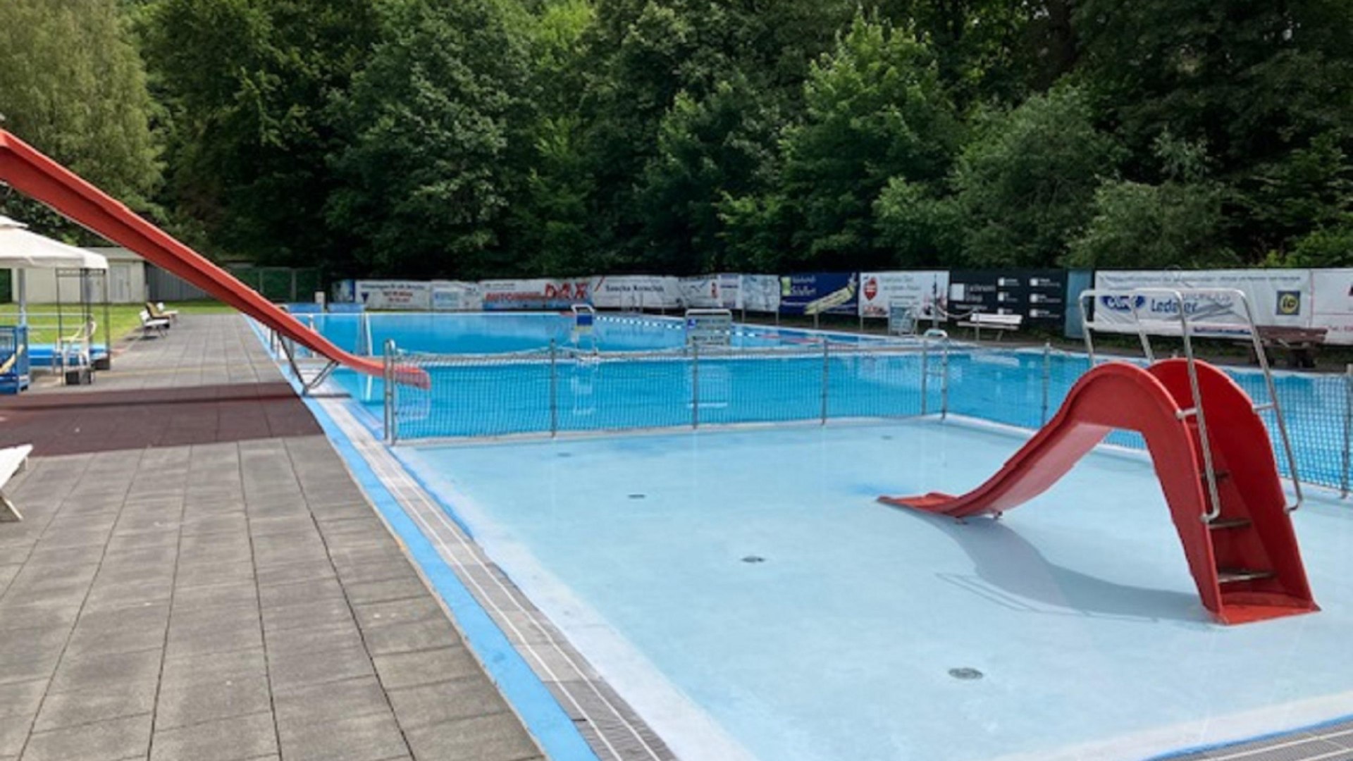 Planschbecken mit Rutsche | © Hans-Dieter Funk Planschbecken mit Rutsche | © Hans-Dieter Funk