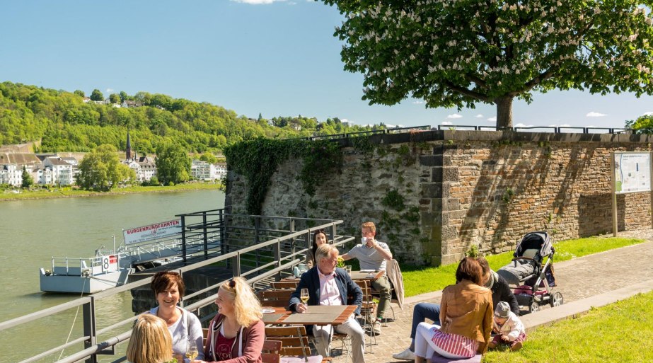 Blick auf den Rheinkavalier | &copy; Koblenz-Touristik GmbH / Dominik Ketz