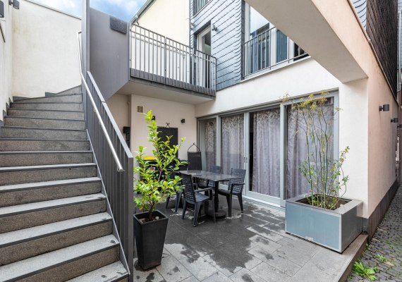 Courtyard & entrance &ndash; Bacchus Holiday Homes Bacharach | &copy; Bacchus Holiday Homes