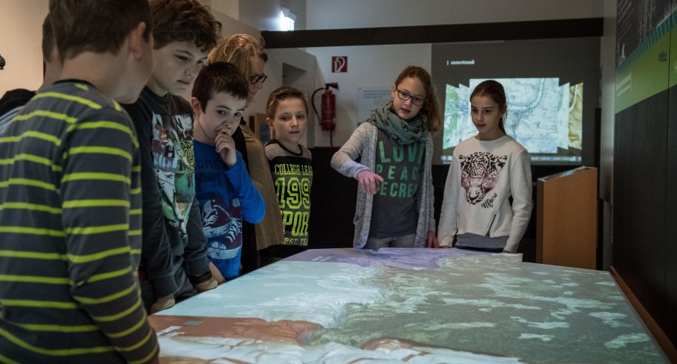 Modell Geologie & Geschichte im Mittelreintal | &copy; Martin K&auml;mper / Stadt Bingen