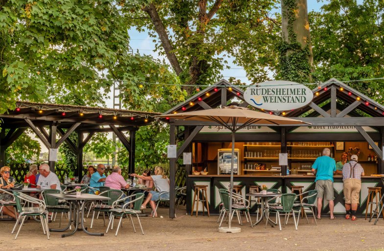 Weinstand Rüdesheim | © Marlis Steinmetz Weinstand Rüdesheim | © Marlis Steinmetz