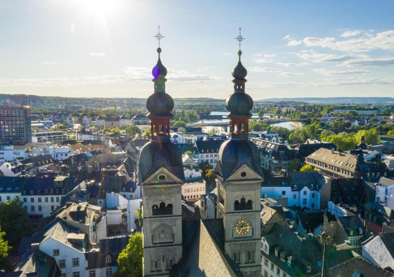 Luftbild Liebfrauenkirche | © Koblenz Touristik / Dominik Ketz Luftbild Liebfrauenkirche | © Koblenz Touristik / Dominik Ketz