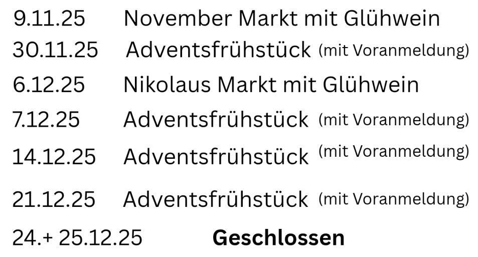 Veranstaltungen 2025 | © Cafe Pilgerstübchen Veranstaltungen 2025 | © Cafe Pilgerstübchen